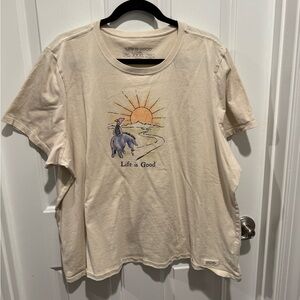 Life Is Good Disney Winnie the Pooh Beige T-Shirt Size 3X